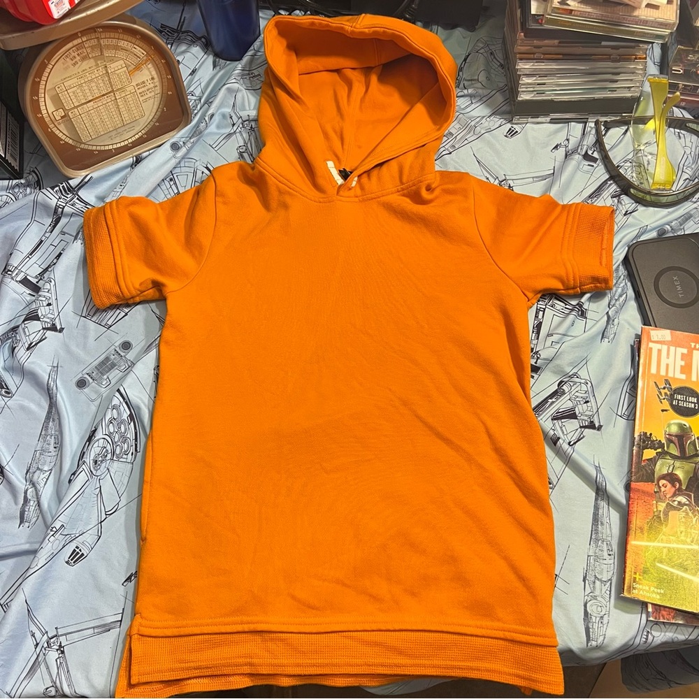 Art Class Vibrant Orange Hoodie